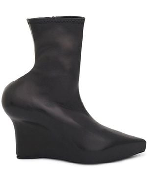 Givenchy Nappa Leather Ankle Boots - Black