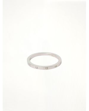 Maison Margiela Numerical 2Mm Rings - Natural