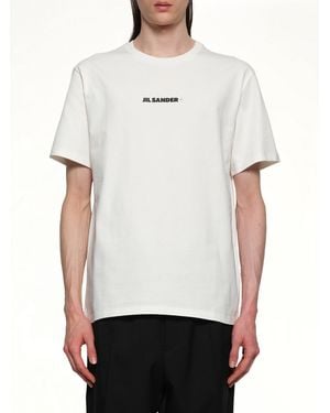 Jil Sander Plus Logo T-Shirt - White