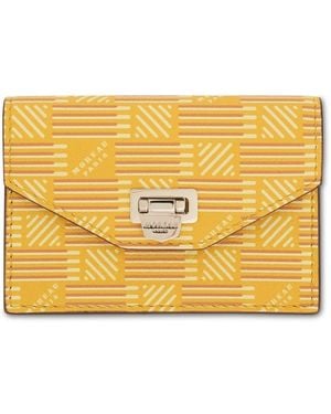 Moreau Flap Wallet With Gusset - Metallic