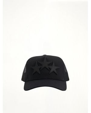 Amiri 3 Stars Trucker Hat In Black