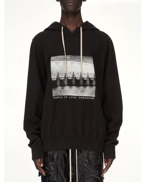 Rick Owens Urinal Oversized Hoodie - Black