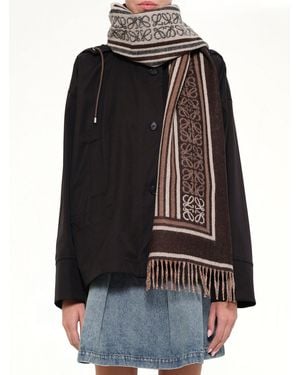 Loewe Wool Scarf - Black