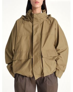 Lemaire Short Rain Parka - Natural
