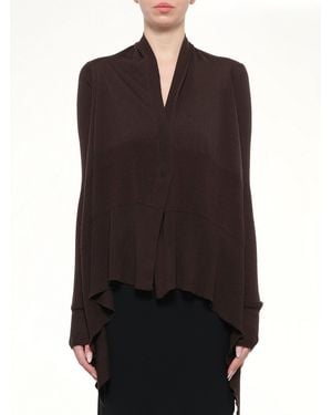 Rick Owens Medium Wrap Cardigan - Black