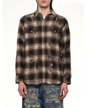 THUG CLUB Angels Damaged Shirt - Grey