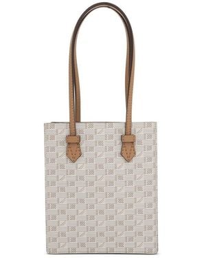 Moreau Cannes Vertical Tote Mm, 100% Leather - White