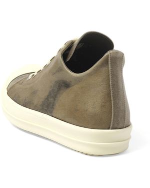 スニーカー Rick Owens Lamb Leather Low-Top Sneakers With Calf Leather Rick Owens Lamb Leather Low-Top Sneakers With Calf Leather