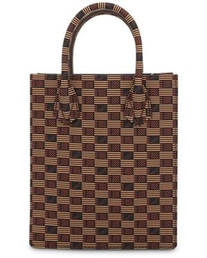 Moreau Suite Jr Bag, 100% Calf Leather - Brown