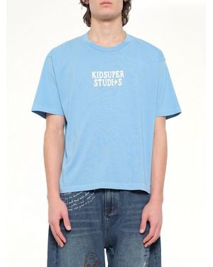 Kidsuper The Boy Who Jumped Moon T-Shirt - Blue