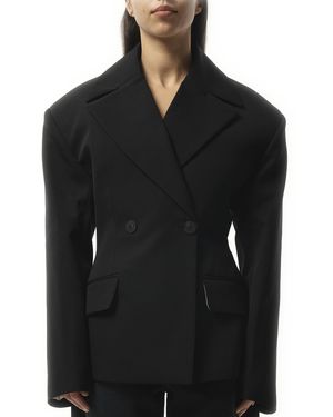 Jacquemus La Veste Norma, Long Sleeves, 100% Wool - Black