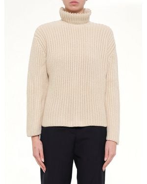 Loewe Crop Pearls Sweater - White