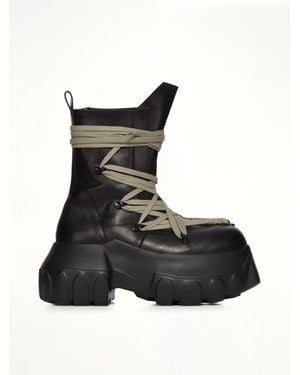 Rick Owens Megalace Mega Tractor - Black