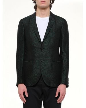 Lanvin D8 Slim 2 Button Jacket - Black