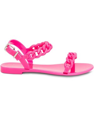 Givenchy Jelly Flat Sandals, 100% Rubber - Pink