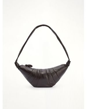 Lemaire Croissant Medium Soft Nappa Leather Bag - White