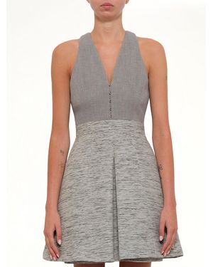 McQueen Racer Box Pit Dress - Grey