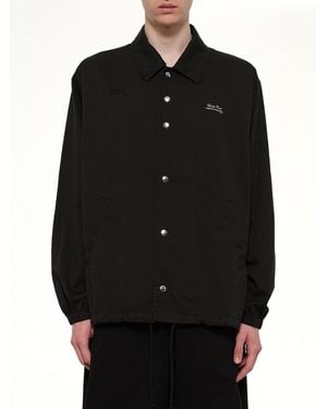 Undercover Cotton Coach Jacket - Black