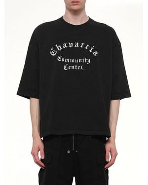 Willy Chavarria Chavarria Community Centre Buffalo T-Shirt - Black