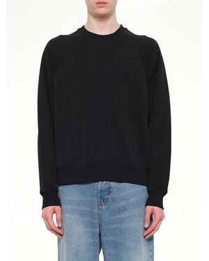 Ami Paris Small Embossed Adc Sweatshirt - Black