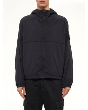Stone Island Q100020 Ultra Light Nylon Stretch Jacket - Blue