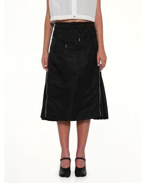 Sacai Nylon Twill Skirt - Black