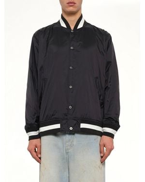 Taion Non Down Basic Reversible Studium Jacket - Blue