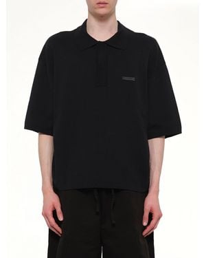 Entire studios Ss Club Polo - Black