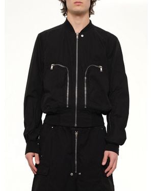 Rick Owens Bauhaus Flight Jacket - Black