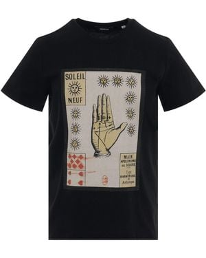 Egonlab Sun Nine T-Shirt, Short Sleeves, 100% Cotton, Size: Large - Black