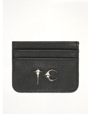 THUG CLUB Tc Leather Card Holder - Black