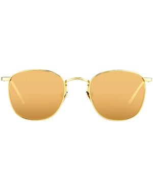 Linda Farrow Linda Farrow Yellow Gold/ Gold - Brown