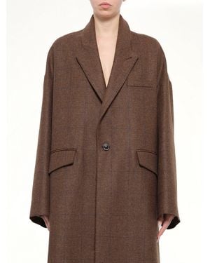 Maison Margiela Oversized Cocooning Coat - Brown