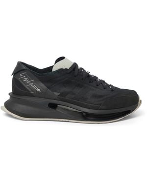 Y-3 S-Gendo Run Trainers, 100% Leather - Black