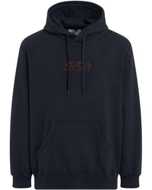 Doublet Rust Embroidery Hoodie - Blue