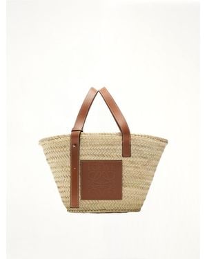 Loewe Medium Basket Bag - Natural