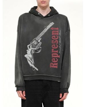 Represent Loaded With Love Hoodie - Grey
