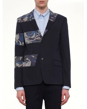 KENZO Constructed Suit Jacket - Blue