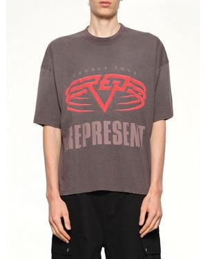 Represent Reversible Living Legacy Falcon T-Shirt - Red