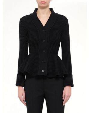 McQueen Chunky Cardigan - Black
