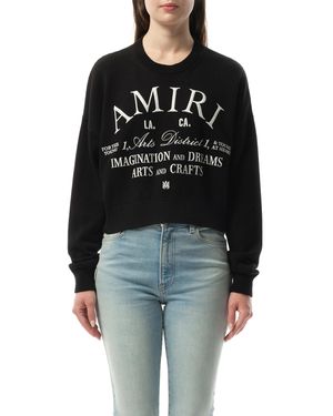 Amiri 'Arts District Sweatshirt, , 100% Cotton, Size: Small - Black