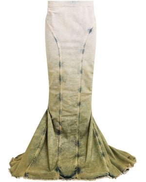 Rick Owens Moncler X Al Skirts, 100% Cotton - Green