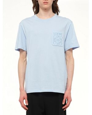 Loewe Relaxed Anagram T-Shirt - Blue