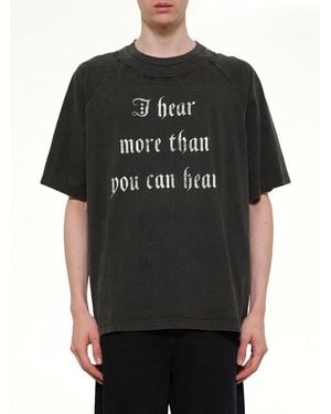Undercover I Hear T-Shirt - Black