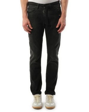 Off-White c/o Virgil Abloh Off- Slim Back Dart Jeans - Black