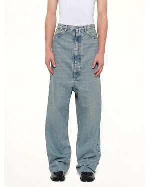 Maison Margiela Dropped Crotch Jeans - Blue