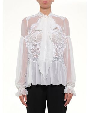 Givenchy Long Sleeve Tops - White