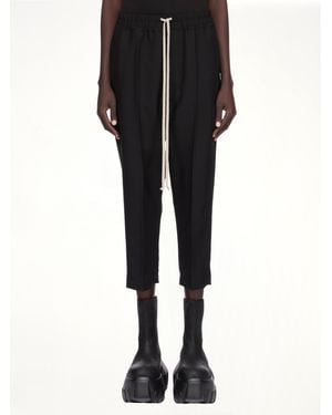 Rick Owens Drawstring Astaires Cropped - Black