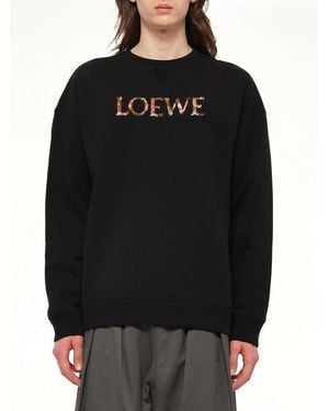 Loewe Regular Fit Sweatshirt - Black