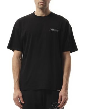 Represent Owners Club Script T-Shirt, Short Sleeves, 100% Cotton, Size: Medium - Black